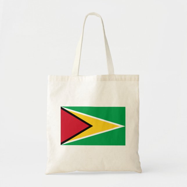 Guyana Flagga Tygkasse (Framsidan)