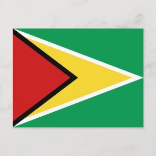 Guyana Flagga-vykort Vykort