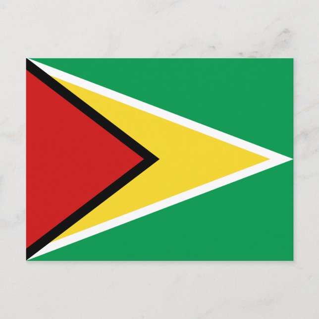 Guyana Flagga-vykort Vykort (Framsida)