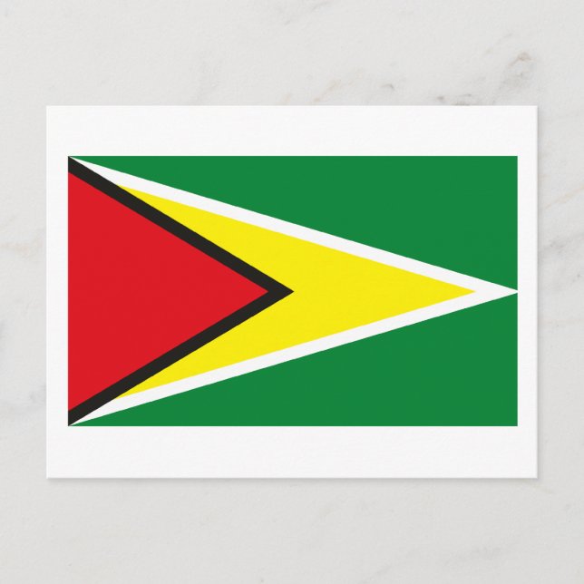Guyana Flagga-vykort Vykort (Framsida)