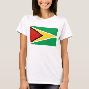 Guyana Flagga x Karta T-Shirt