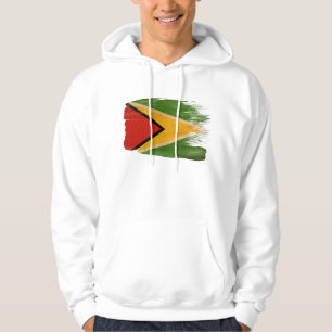 Guyana flaggaHoodie Sweatshirt Med Luva