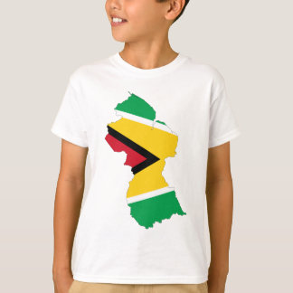 Guyana flaggakarta tee