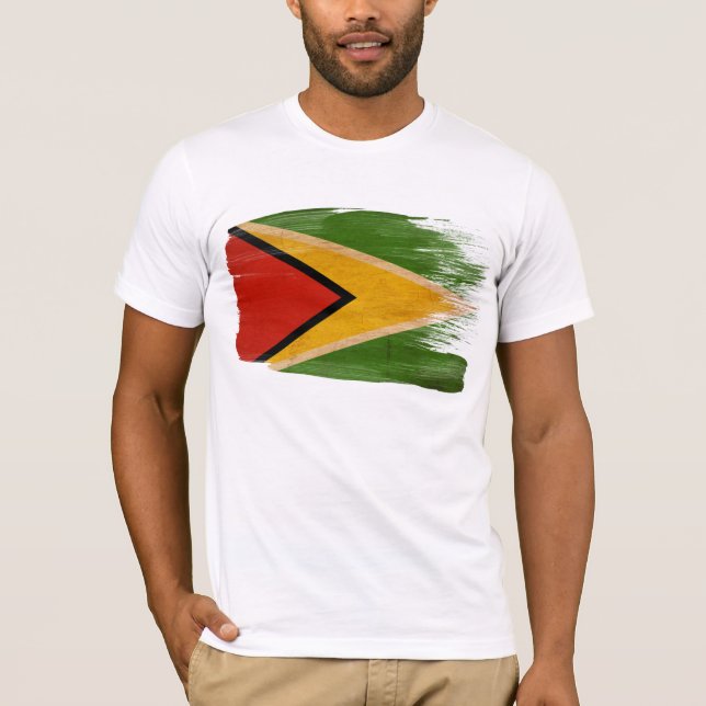 Guyana flaggaT-tröja Tee Shirt (Framsida)