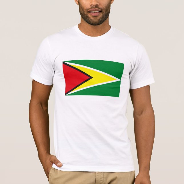 Guyana flaggaT-tröja Tee Shirt (Framsida)