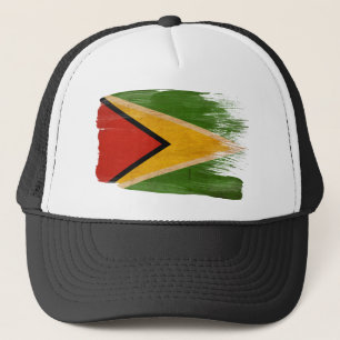 Guyana flaggatruckerkeps truckerkeps