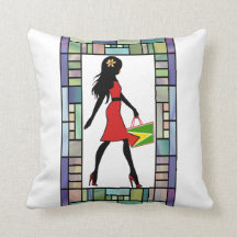 Guyana flickadekorativ kudde