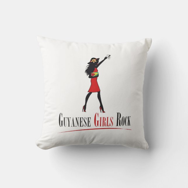 Guyana flickadekorativ kudde (Framsida)