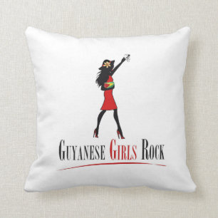 Guyana flickadekorativ kudde