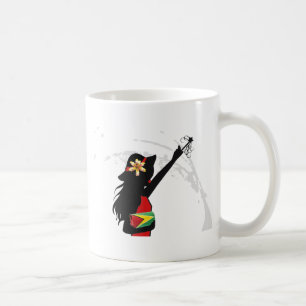 Guyana flickamugg kaffemugg