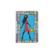 Guyana Girl Anpassningsbar Passport Holder