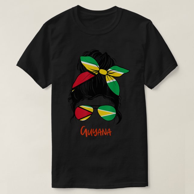 Guyana Girl Guyanese T Shirt (Design framsida)