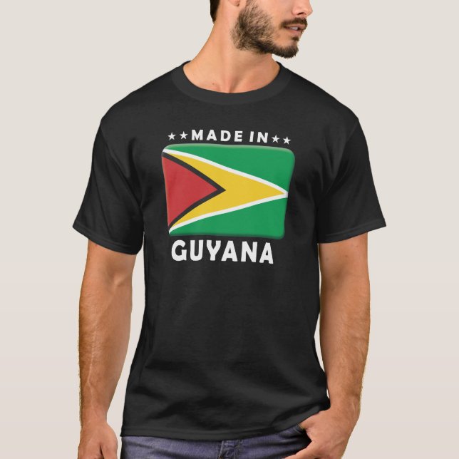 Guyana gjorde t-shirt (Framsida)