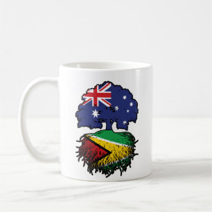 Guyana Guyanese Australian Australia Träd Roots Kaffemugg