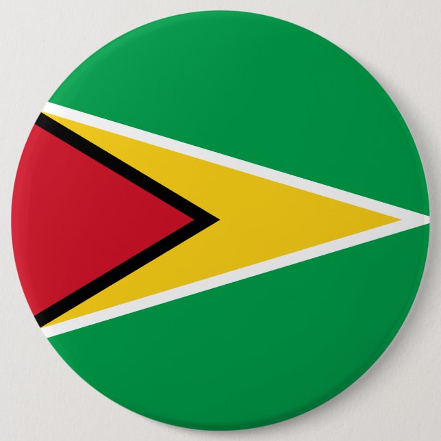 Guyana Guyanese Flagga Independence Kingdom Knapp (Framsida)