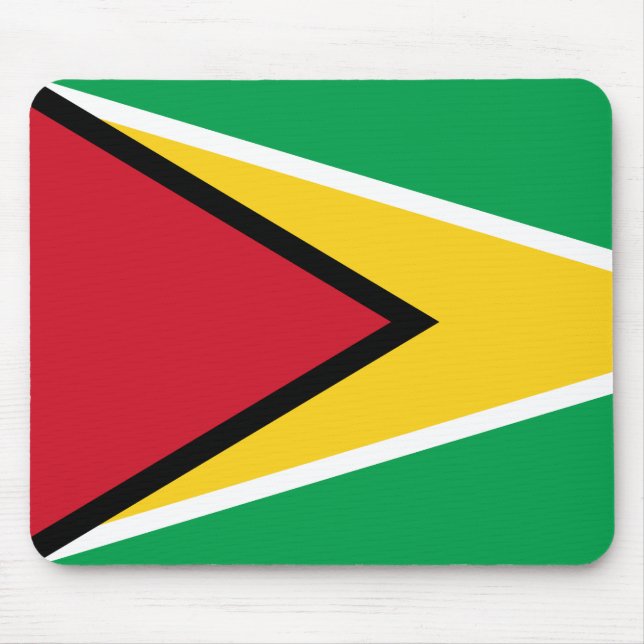 Guyana (Guyanese) Flagga Musmatta (Framsidan)