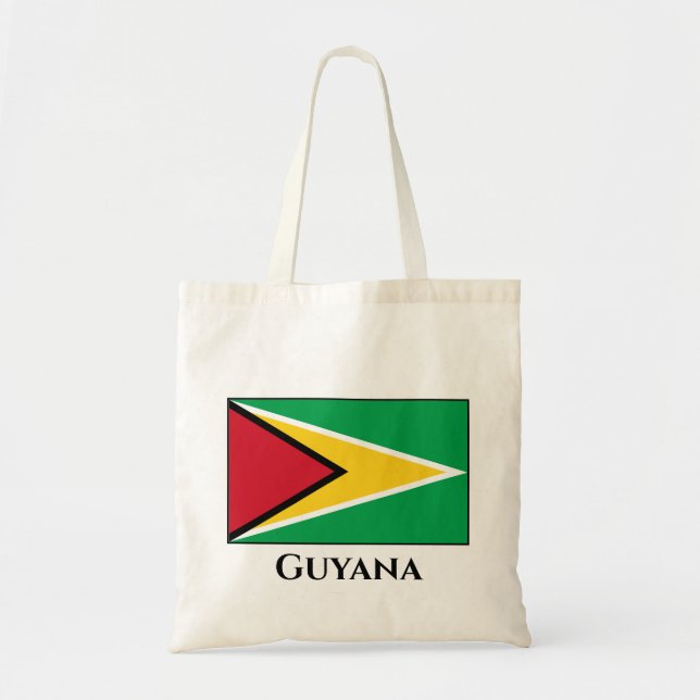 Guyana (Guyanese) Flagga Tygkasse (Framsidan)