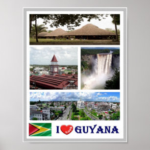 Guyana - I Kärlek - Poster