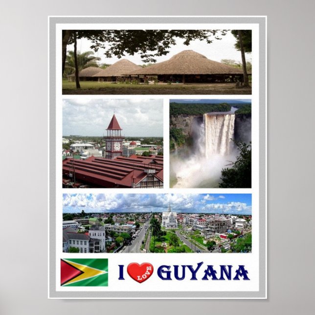 Guyana - I Kärlek - Poster (Framsidan)