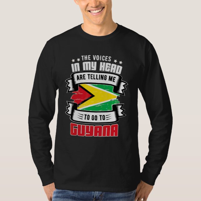 Guyana I Mitt Huvud T Shirt (Framsida)