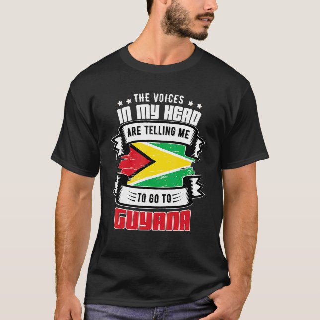 Guyana I Mitt Huvud T Shirt (Framsida)