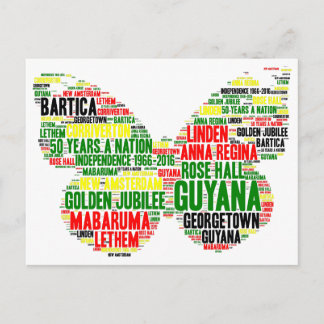 Guyana Independence Firande vykort
