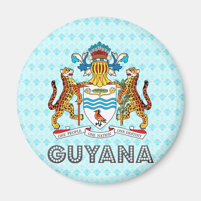 Guyana Jackar om Arm Magnet (Framsidan)