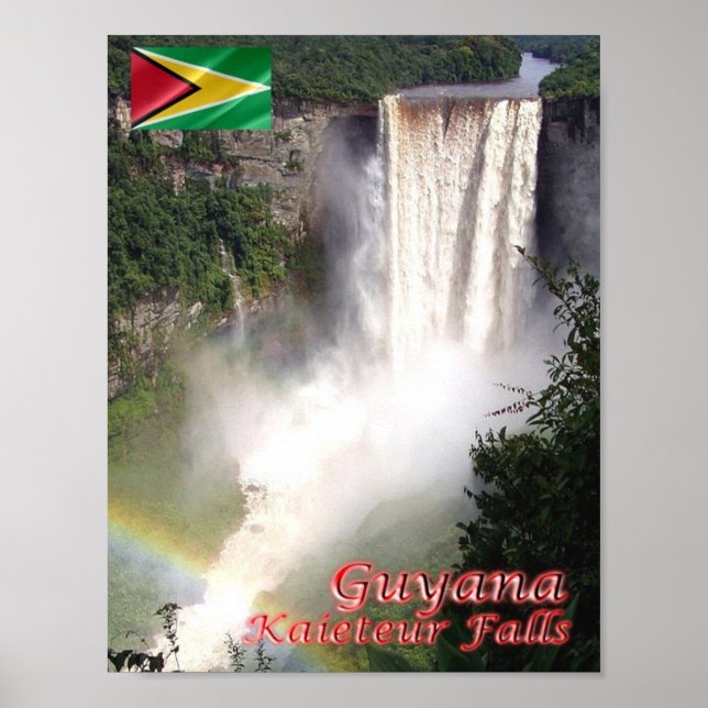 Guyana - Kaieteur Falls - Poster (Framsidan)