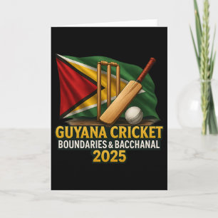 Guyana Karibisk cricket 2025 Gränser Och Cchan Kort