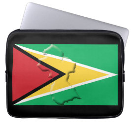 GUYANA Karta Patriotic Computer BLACK Laptop Fodral