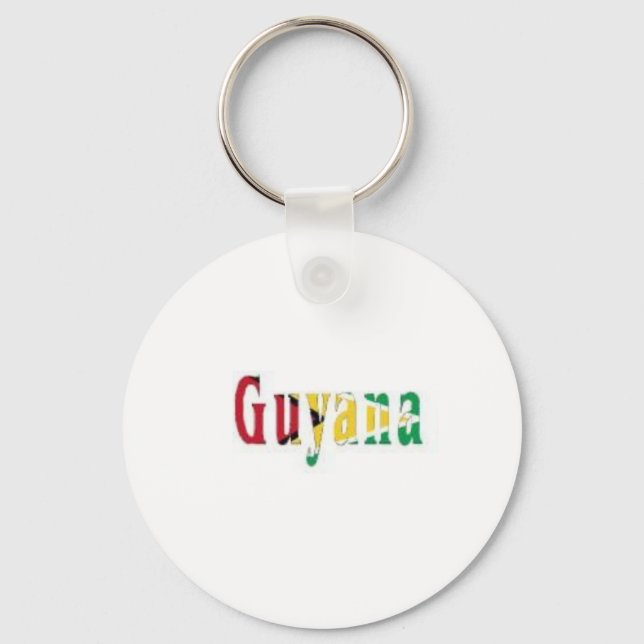 Guyana Keychain Nyckelring (Framsida)
