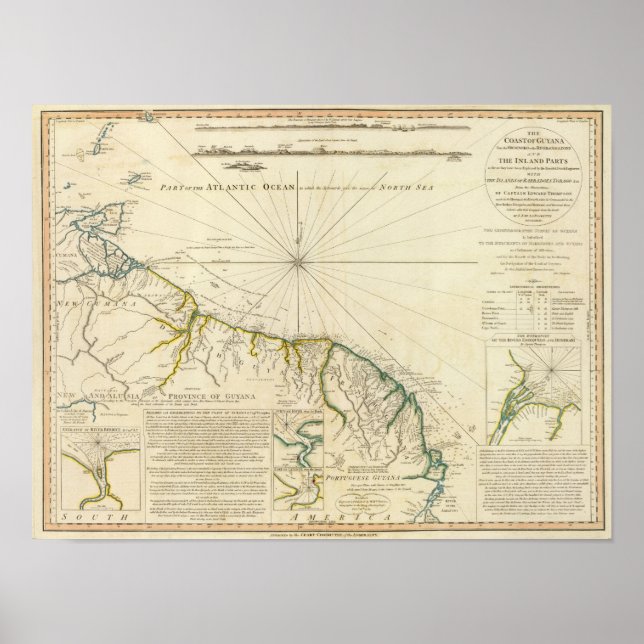 Guyana kusten poster (Framsidan)