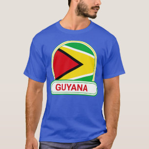 Guyana Land Badge Guyana Flagga T Shirt