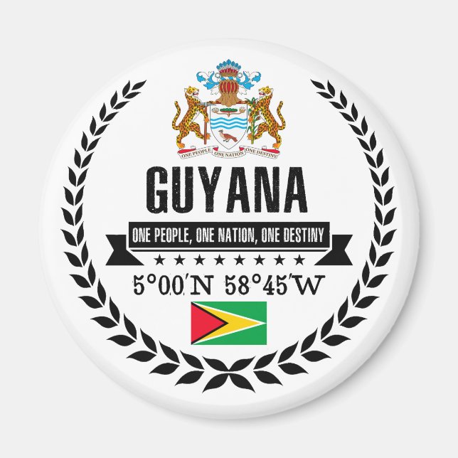 Guyana Magnet (Framsidan)