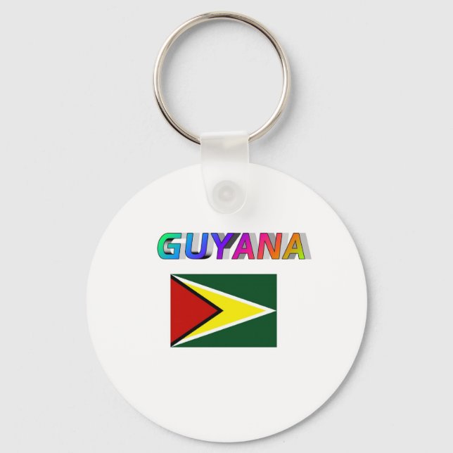 Guyana Nyckelring (Framsida)