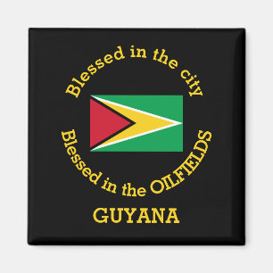 GUYANA-OLJA som är välsignad med Personligen Oljef Magnet