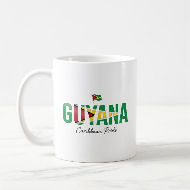 Guyana Önamn | Varje Dags Stolthet Kaffemugg (Vänster)