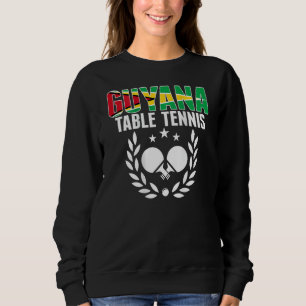 Guyana Ping Pong Guyanas bordtennislag Stöd T Shirt