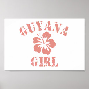 Guyana Rosa Girl Girl Poster