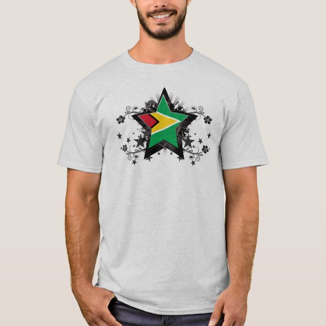 Guyana stjärna tee shirt (Framsida)