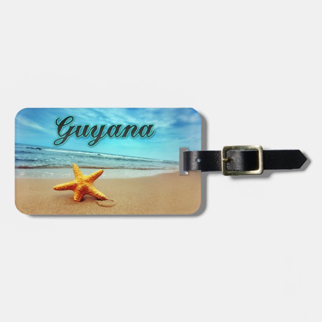 Guyana stjärnfisk bagagebricka (Horisontell Framsida)