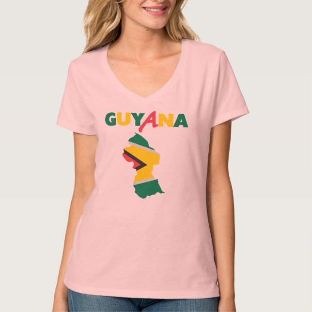 Guyana T-shirt (Framsida)