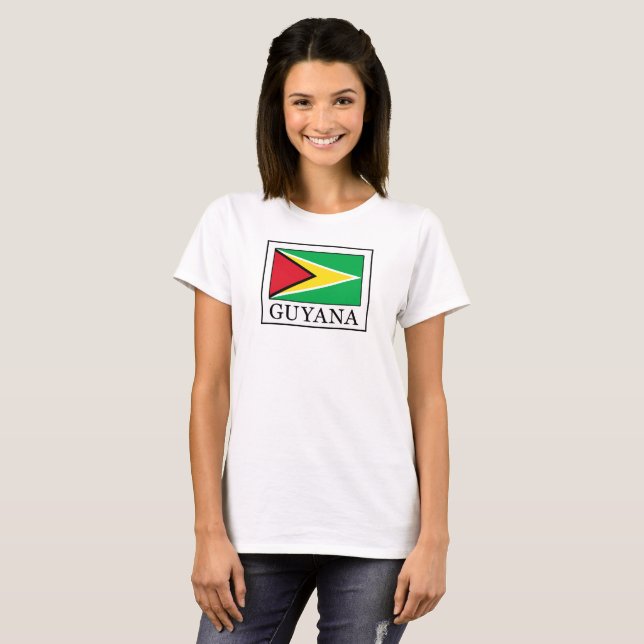Guyana T-shirt (Hel framsida)