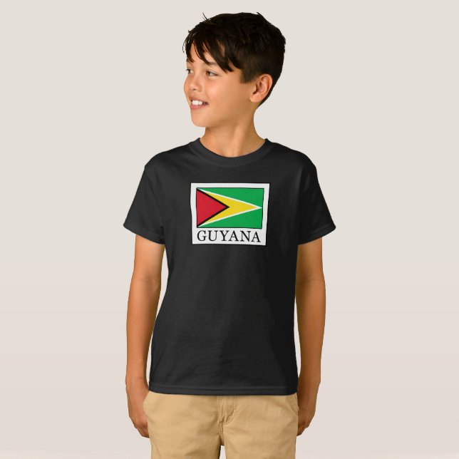 Guyana T-shirt (Hel framsida)