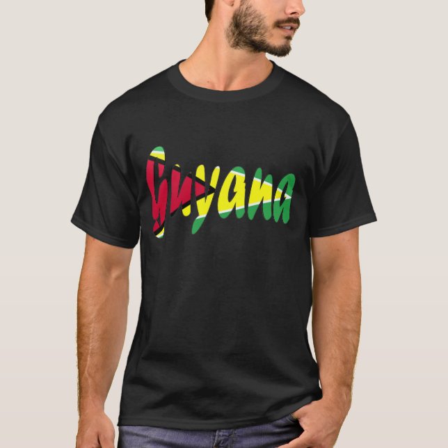 Guyana Tee Shirt (Framsida)