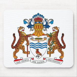 Guyana vapensköld Mousepad Musmatta