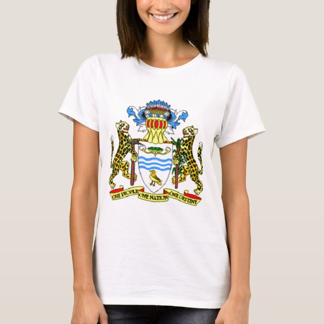Guyana vapensköld t-shirt (Framsida)