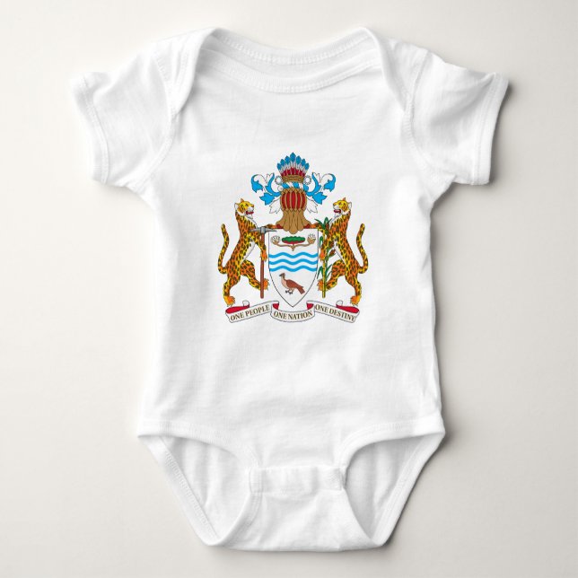 Guyana vapensköld tee shirt (Framsida)