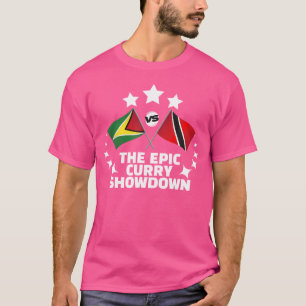 Guyana Vs Trinidad Den Episka Curryuppgörelsen Rol T Shirt