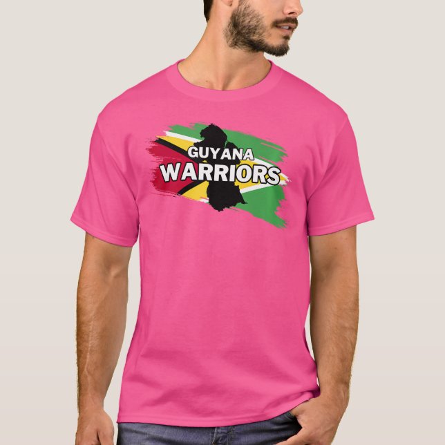 Guyana Warriors Cricket T Shirt (Framsida)